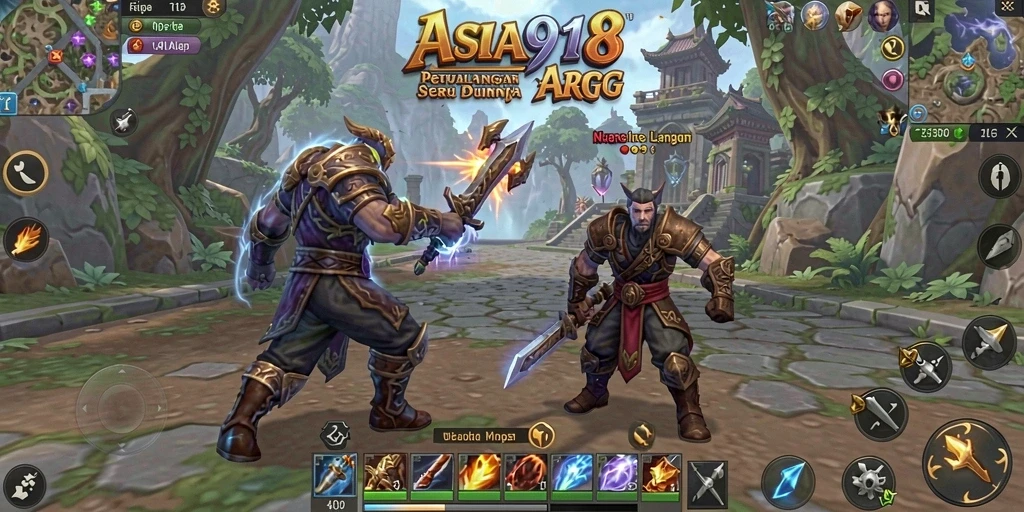 Menampilkan gameplay menarik dari ASIA918 dengan pertempuran epik di dunia ARPG.