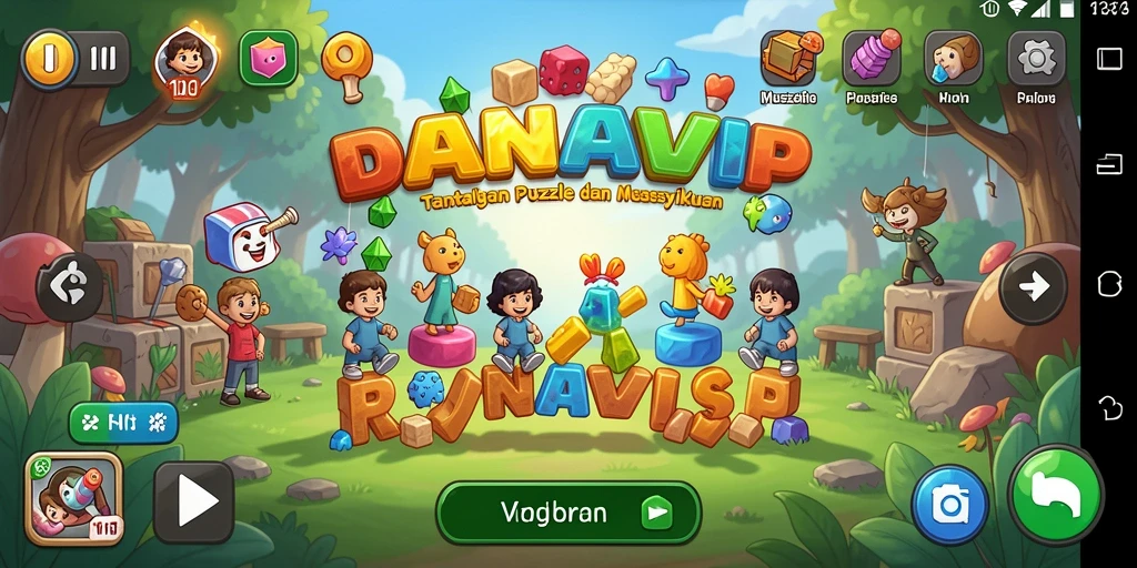 Tampilan gameplay <strong>DANAVIP</strong> yang menantang dan menarik untuk dimainkan.