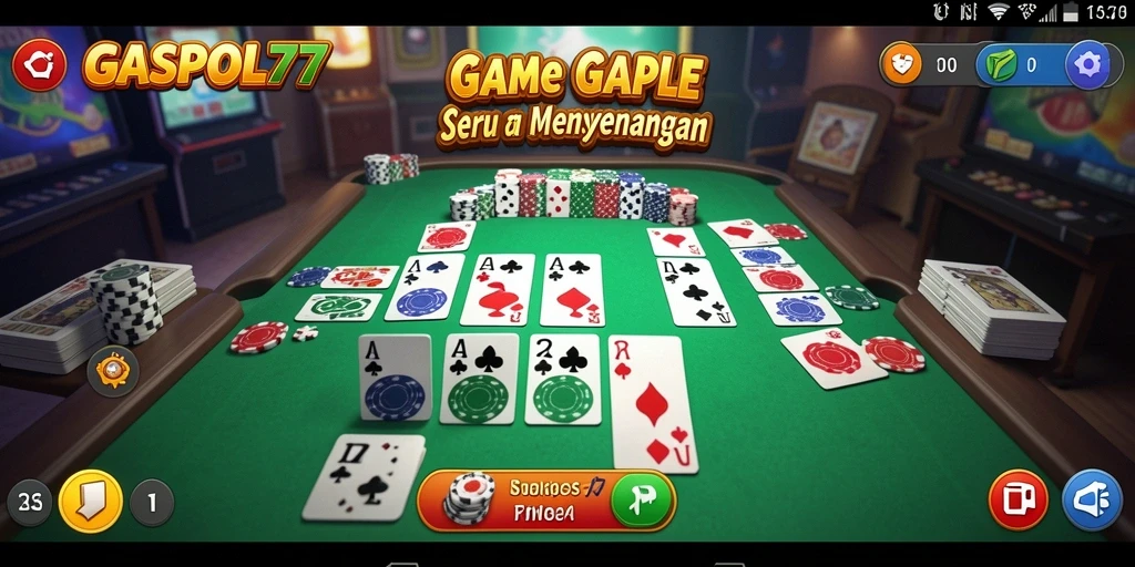 GASPOL77 menampilkan gameplay Gaple yang penuh keseruan.