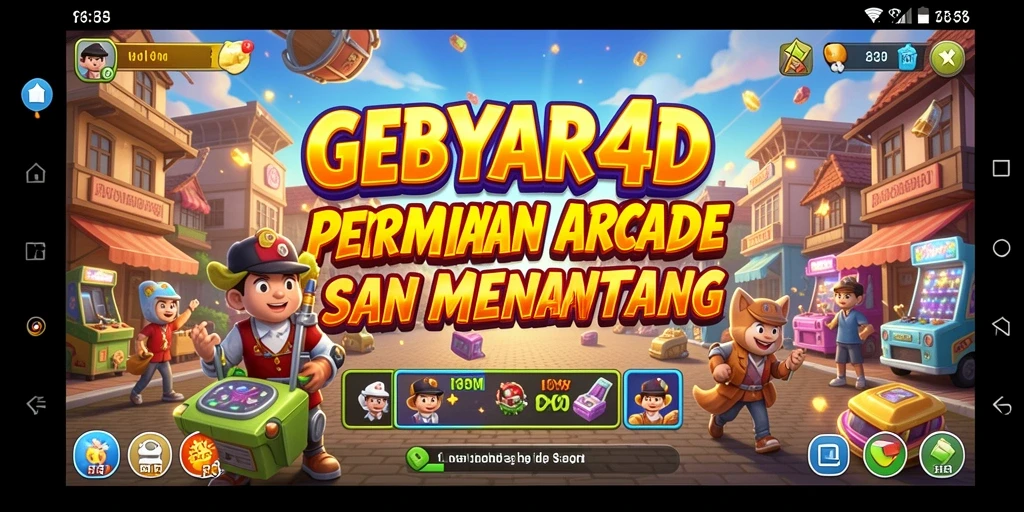 Gameplay seru dari GEBYAR4D yang penuh tantangan.