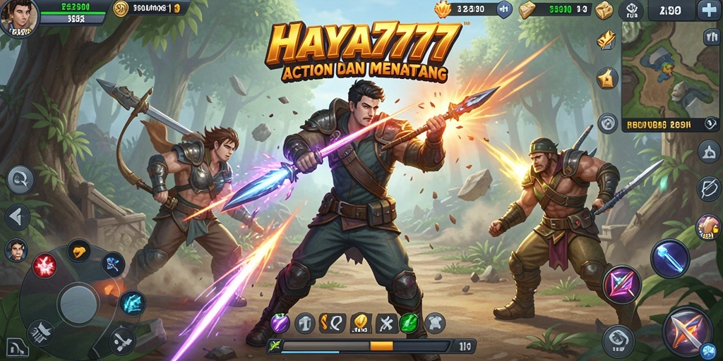 Tampilan gameplay HAYA777 dengan aksi seru dan menantang.