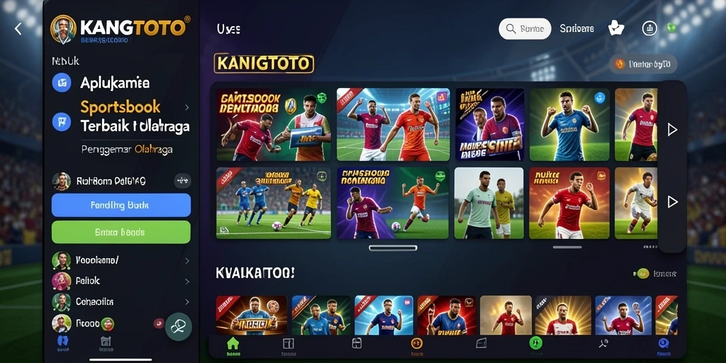 Tampilan menarik dari gameplay taruhan olahraga KANGTOTO.