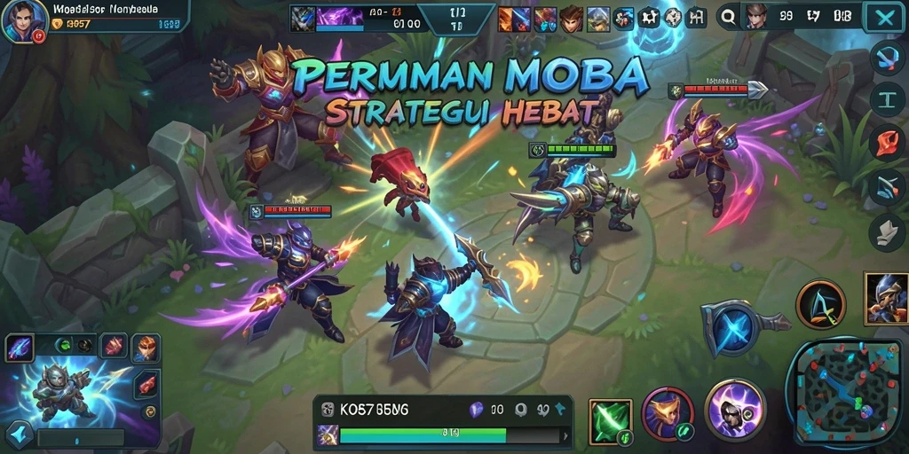 Tampilan gameplay seru di KO857 dengan karakter yang beraksi.