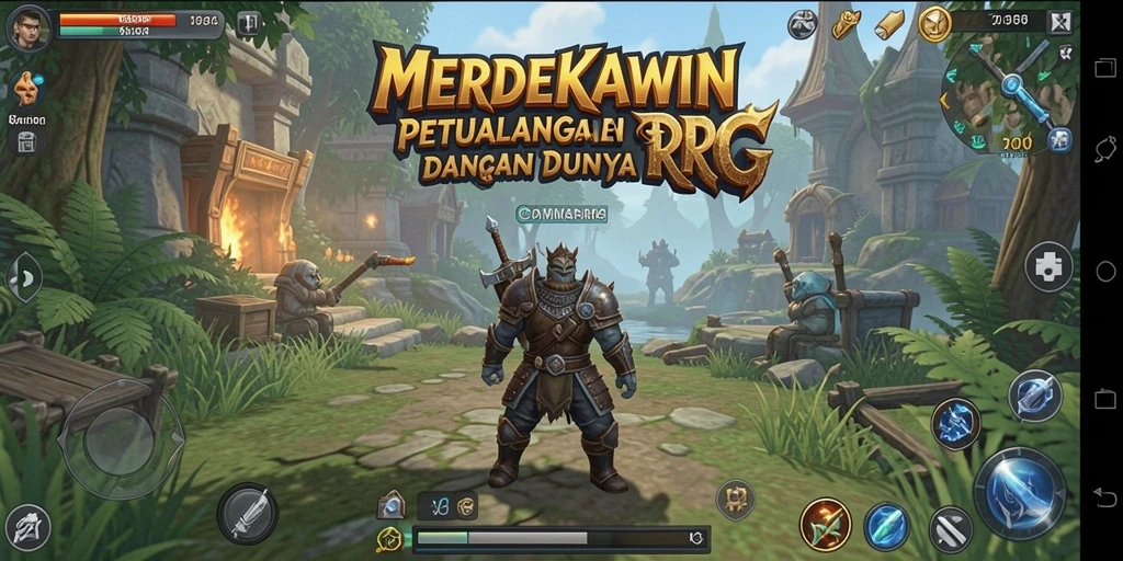 Screenshot gameplay MERDEKAWIN yang mendebarkan dan penuh aksi.