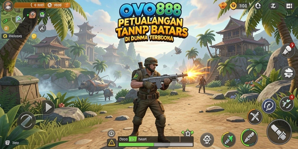 Screenshot OVO88 menampilkan aksi eksplorasi dunia terbuka yang menakjubkan.