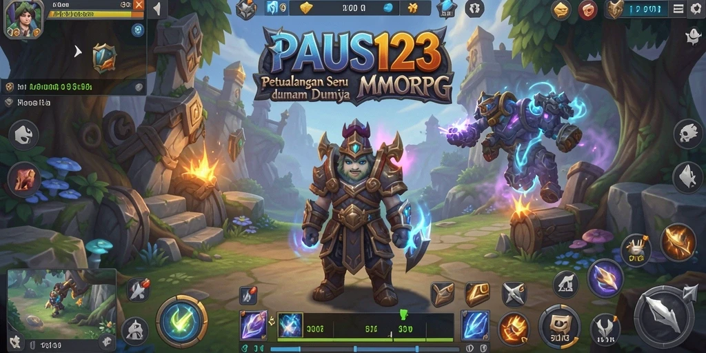 Tampilan gameplay PAUS123 dengan grafis menakjubkan dan aksi seru.
