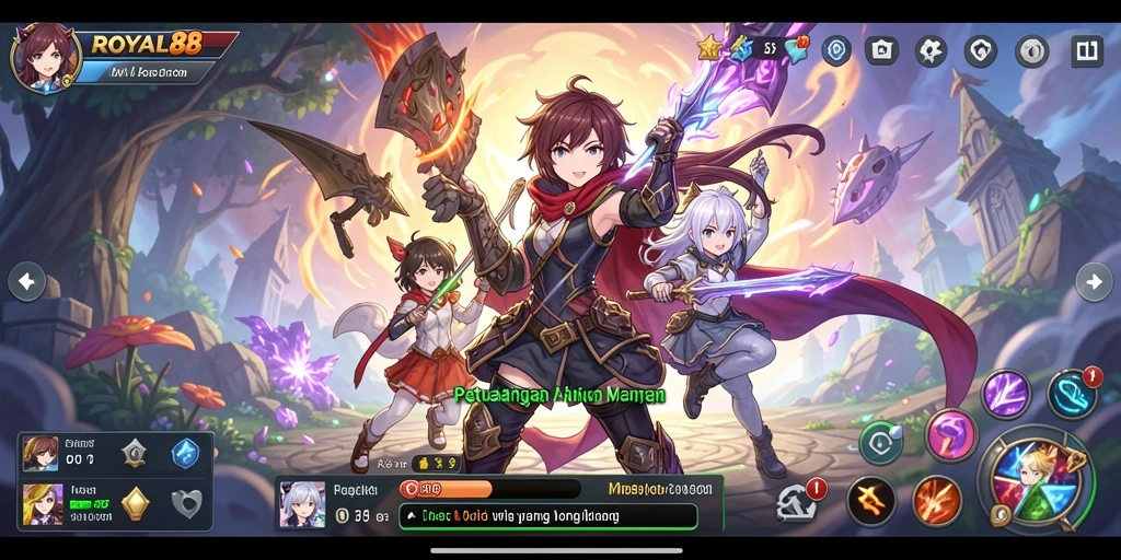 Tampilan gameplay seru dari ROYAL88 yang penuh aksi.